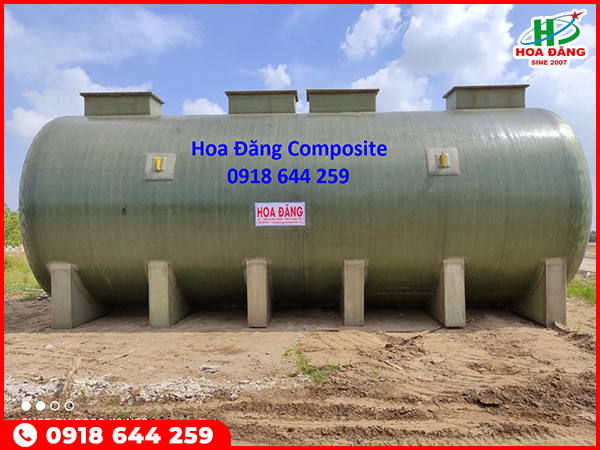 Bồn tự hoại composite 70m3 - xử lý nước thải